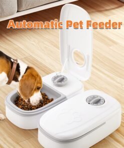 Automatic Pet Feeder Smart Food Dispenser For Cats Dogs Timer Stainless Steel Bowl Auto Dog Cat Pet Feeding Pets Supplies
